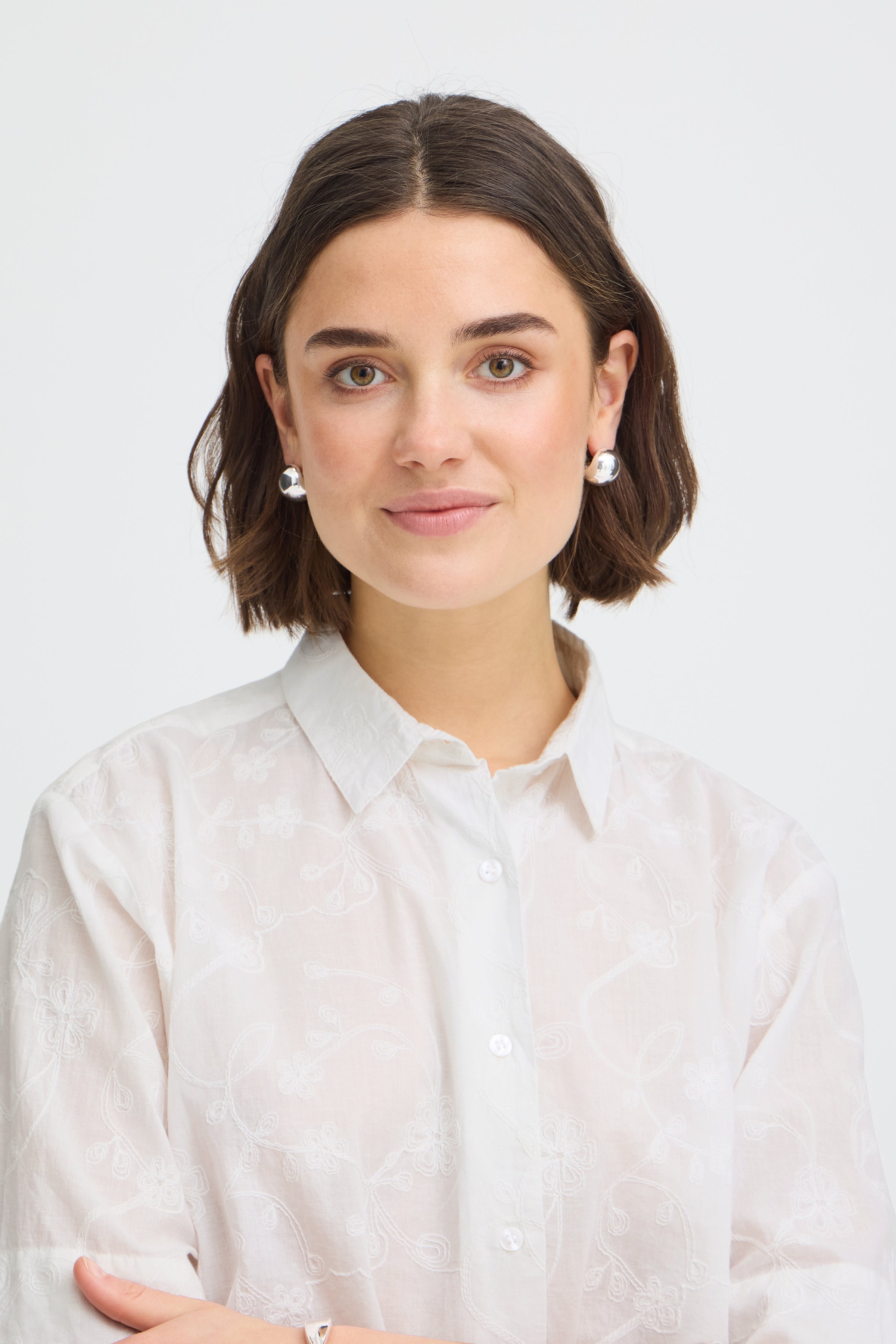 Fransa Emmy Skjorte 1 Whisper Hvid