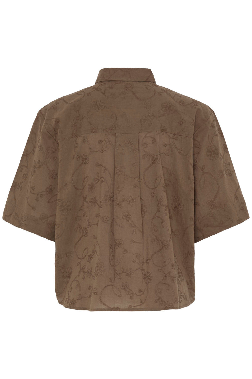 Fransa Emmy Skjorte 1 Mountain Embroidery Brun