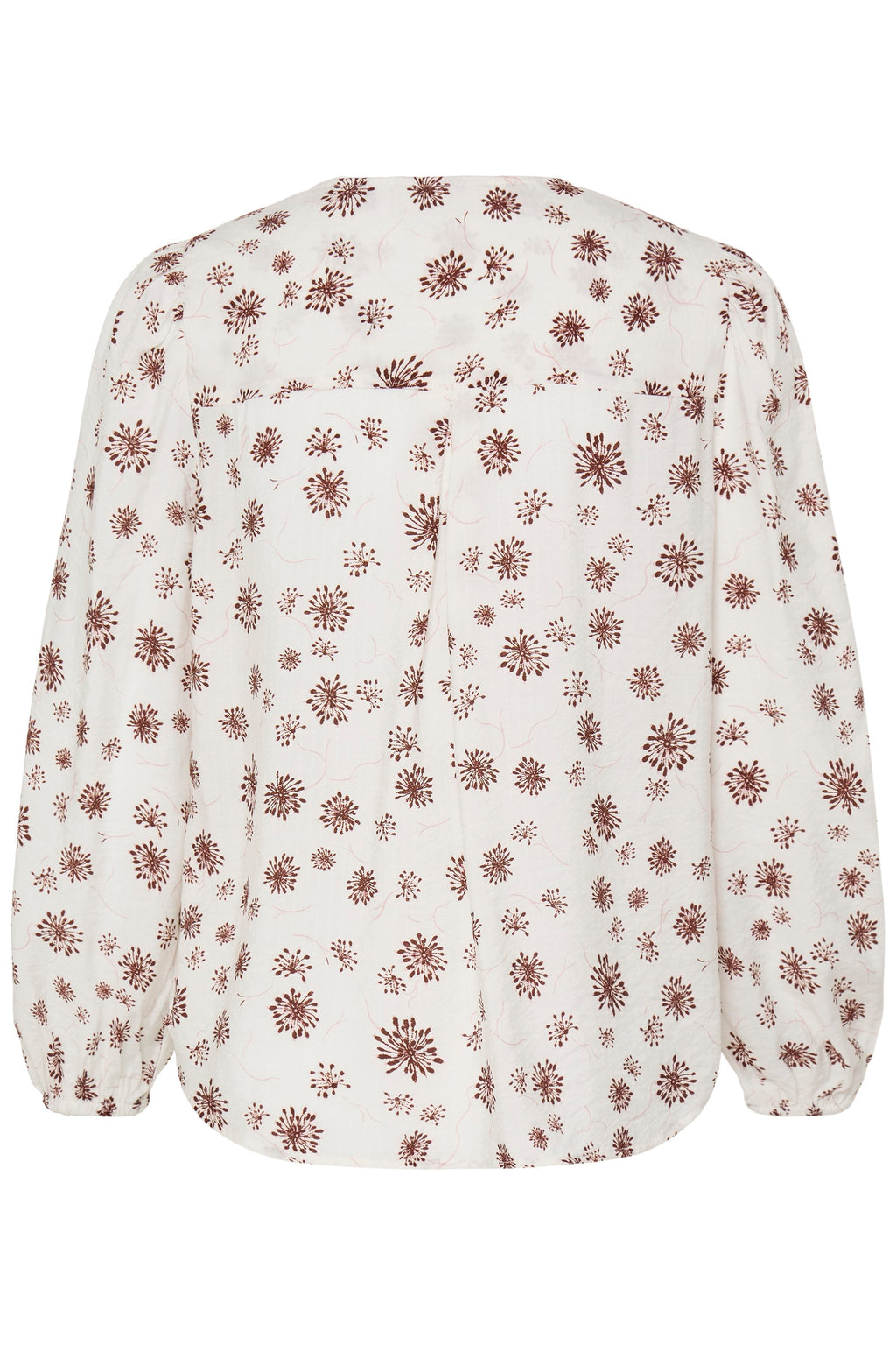 Fransa Kalia Bluse 1 Blomster Whisper Hvid