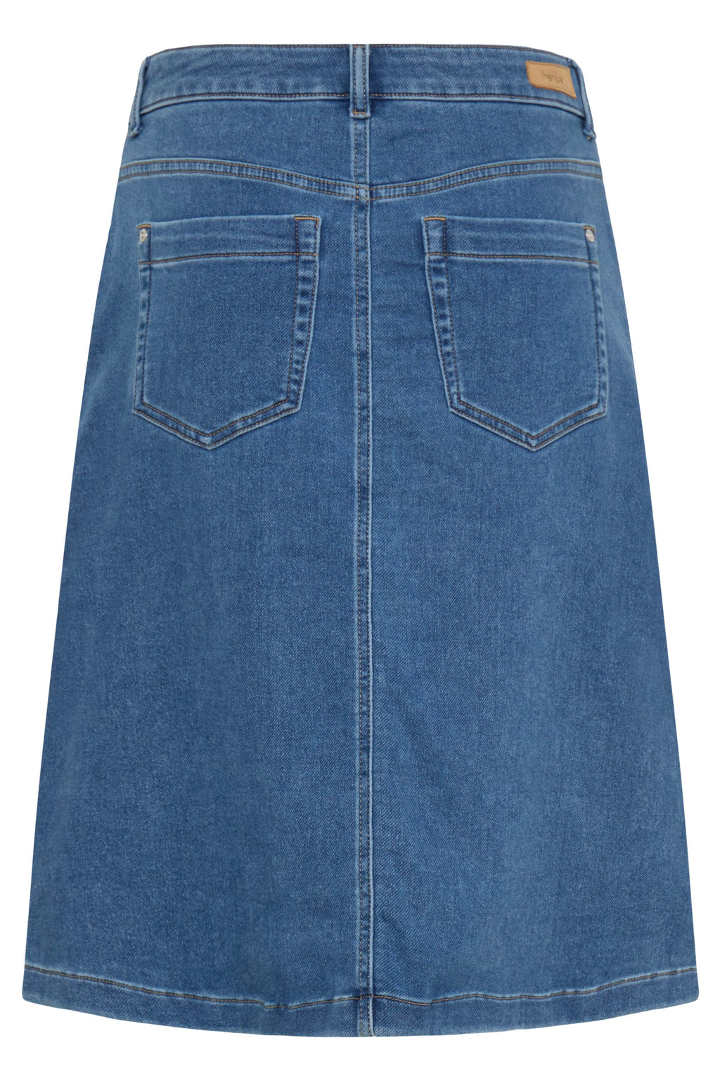 Fransa Vilja Nederdel 1 Denim Mid Blå
