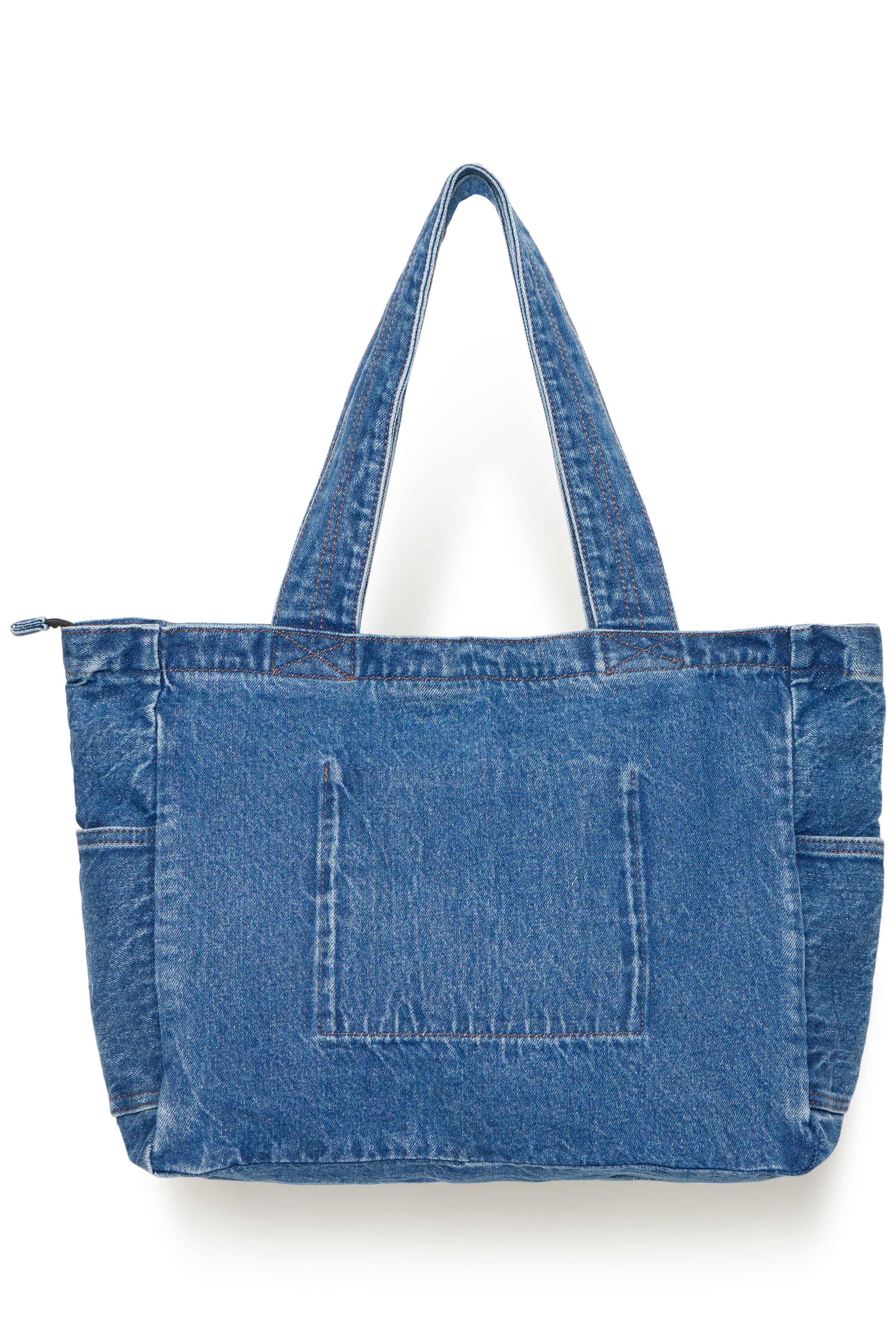 Fransa Alvina Shopper 1 Taske Denim Mid Blå