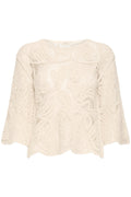 Fransa Prim Bluse 1 Oatmeal Hvid