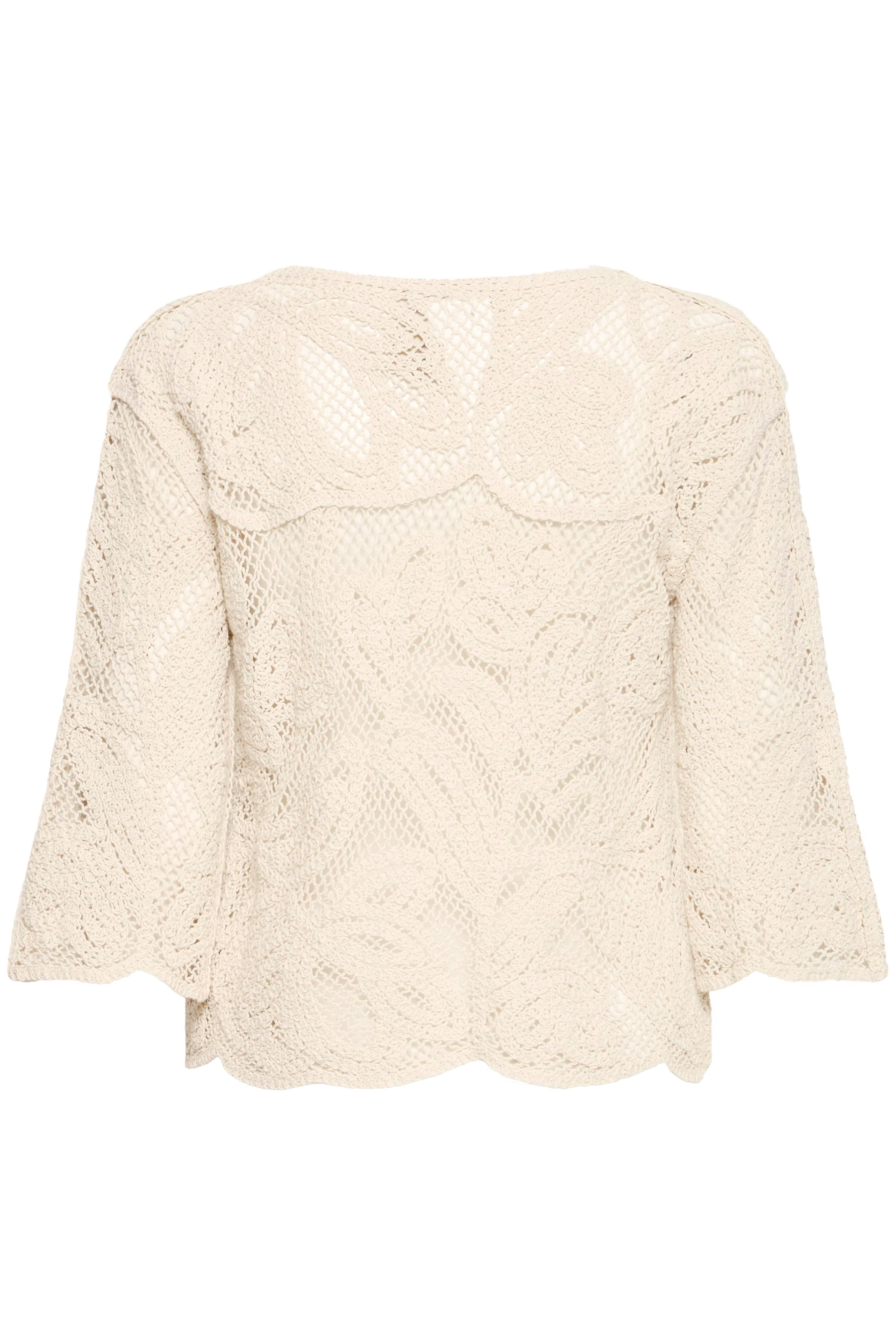 Fransa Prim Bluse 1 Oatmeal Hvid