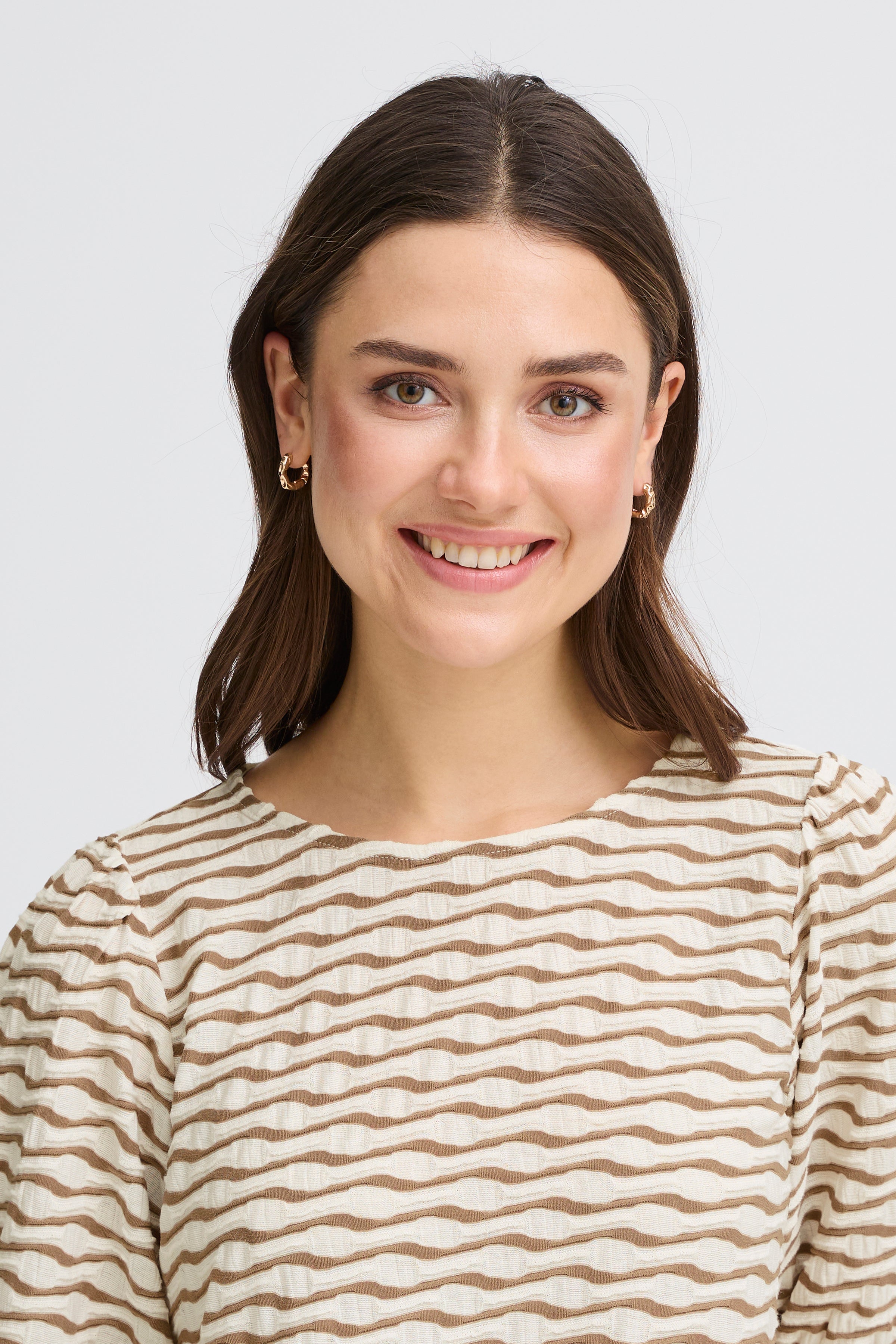 Fransa Niamy T-shirt 1 Mountain Trail Brun