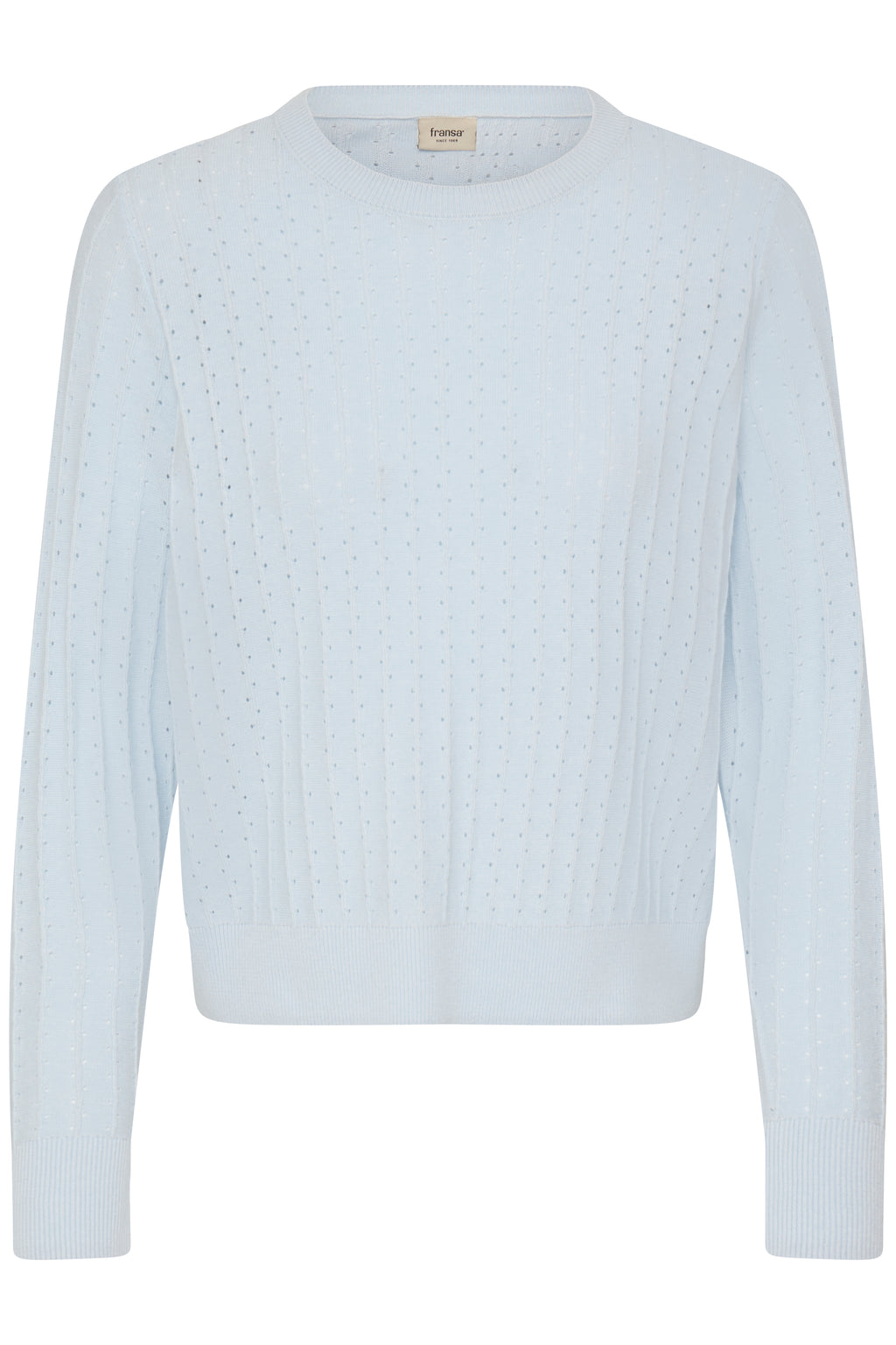 Fransa Vanessa Pullover 1 Ice Water Blå