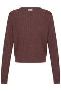 Fransa Vanessa Pullover 1 Rum Raisin Rødbrun