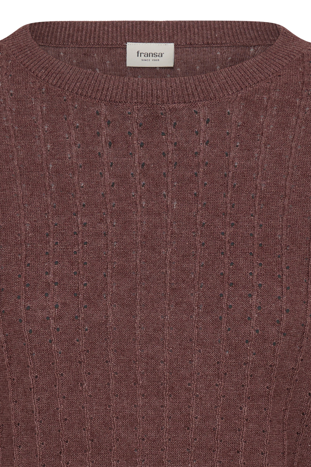 Fransa Vanessa Pullover 1 Rum Raisin Rødbrun