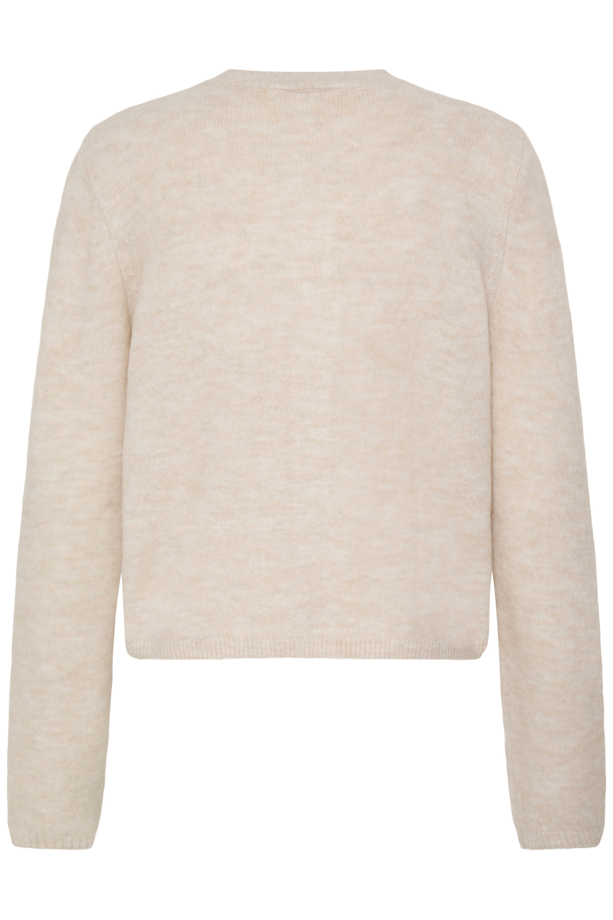 Fransa Ellis Cardigan 2 Oatmeal Melange Sand