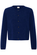Fransa Ellis Cardigan 2 Depths Melange Blå