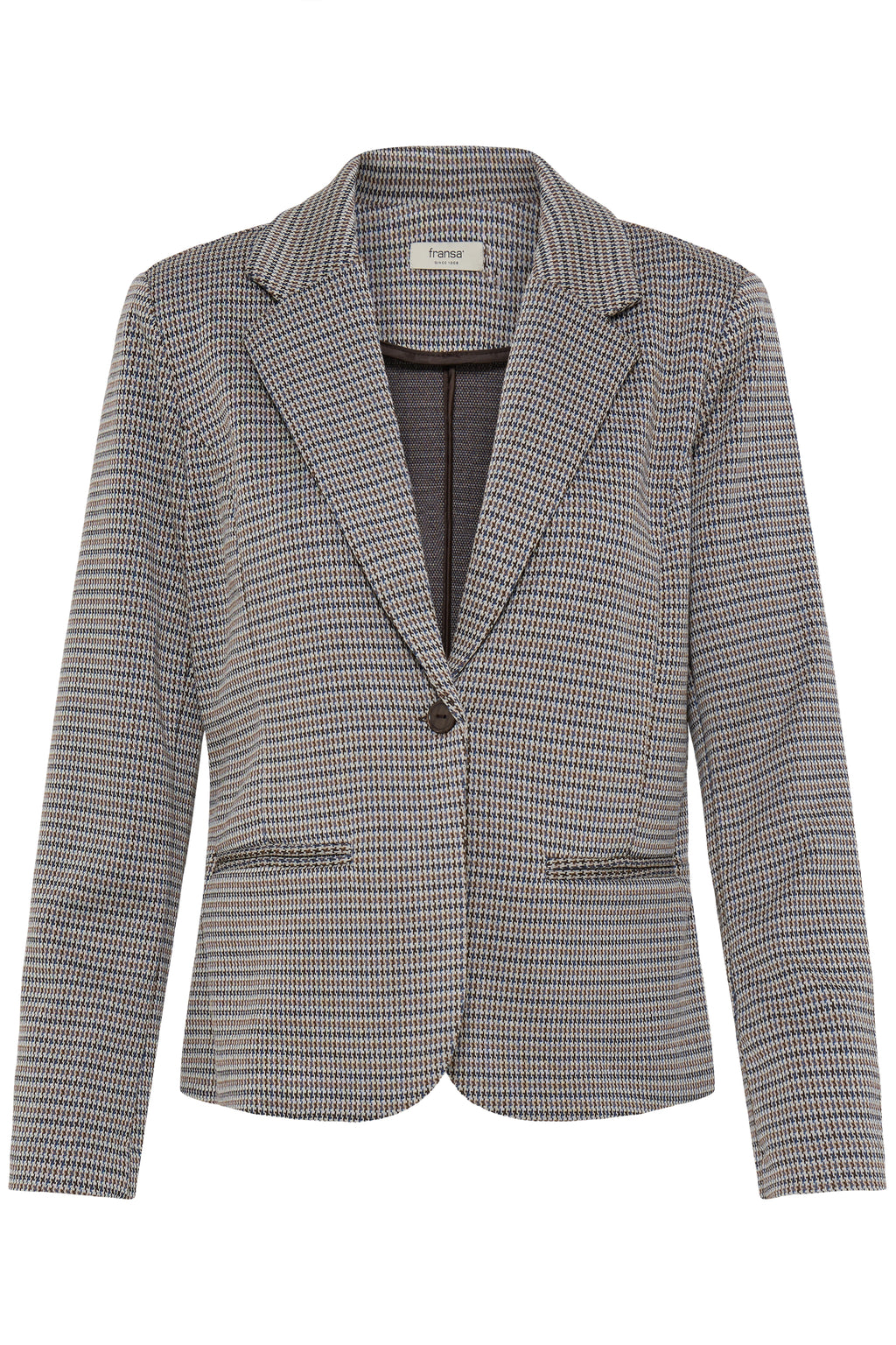 Fransa Babett Blazer 1 Hot Fudge Grå