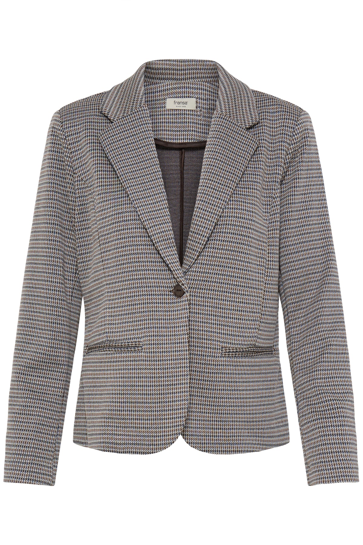 Fransa Babett Blazer 1 Hot Fudge Grå