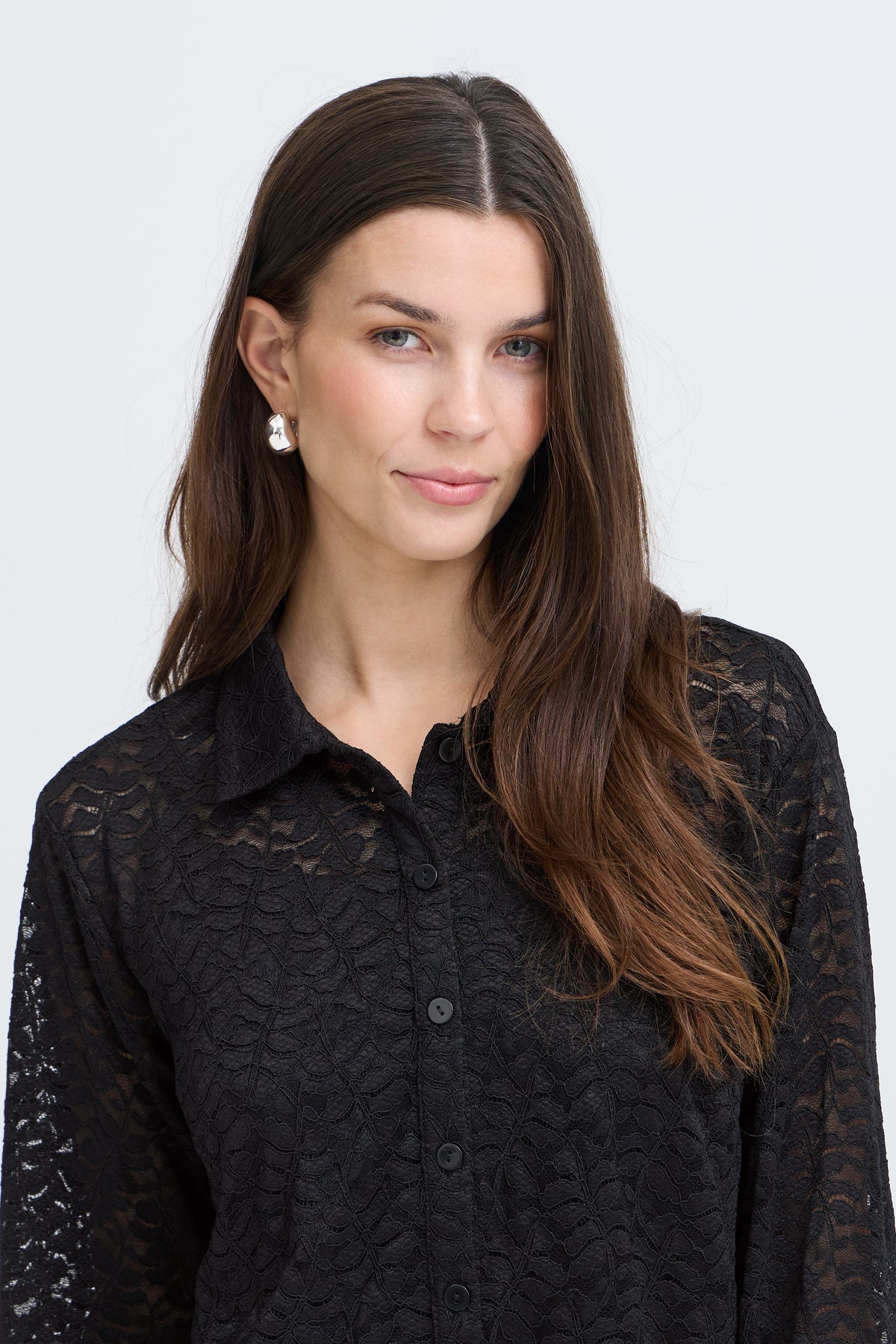 Fransa Amelia Skjorte 1 Meteorite Sort