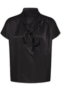 Fransa Shiny Bluse 1 Meteorite Sort