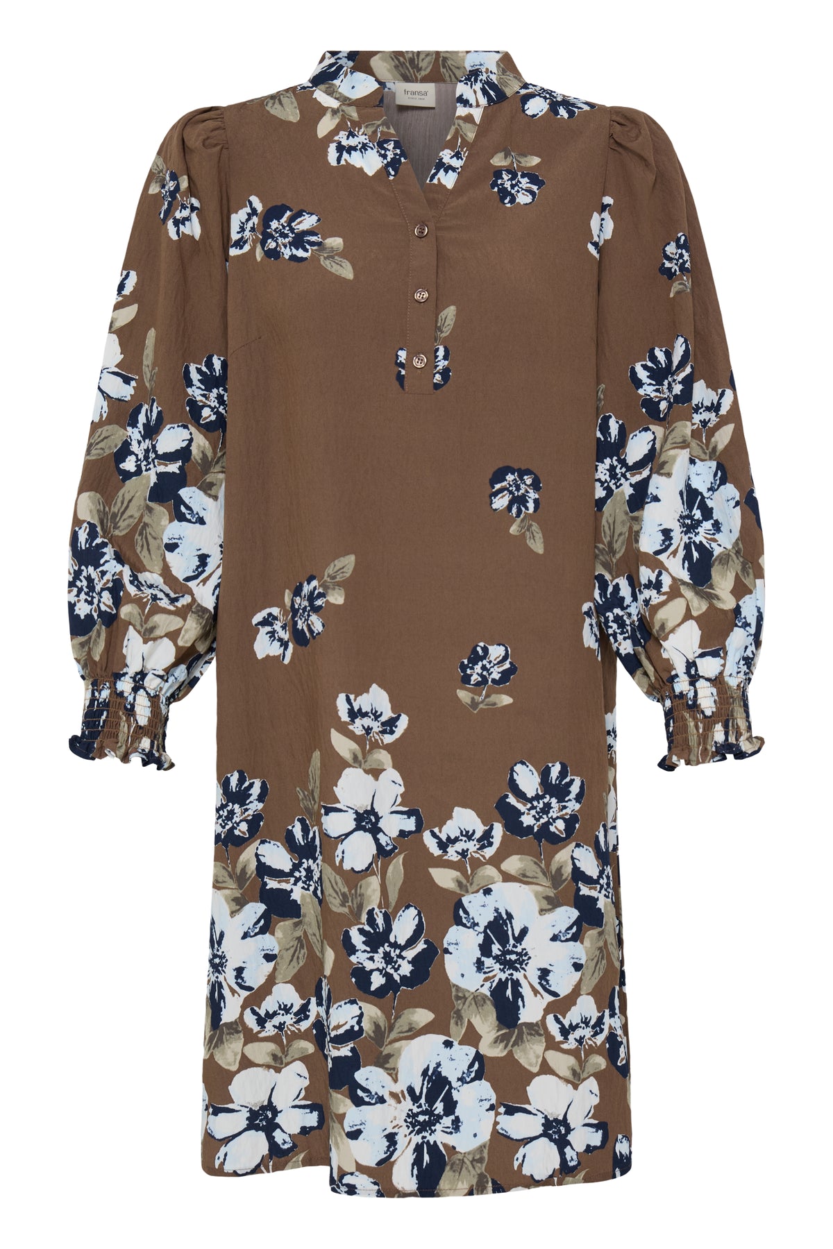 Fransa Carrie Kjole 1 Petal Raindrum Brun