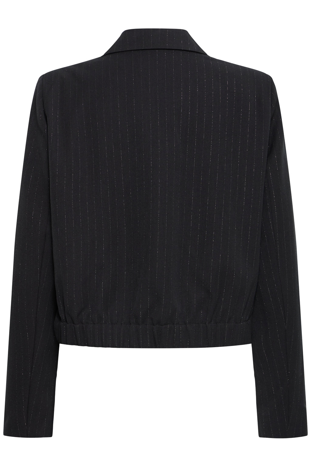 Fransa Spin Blazer 1 Lurex Striber Sort