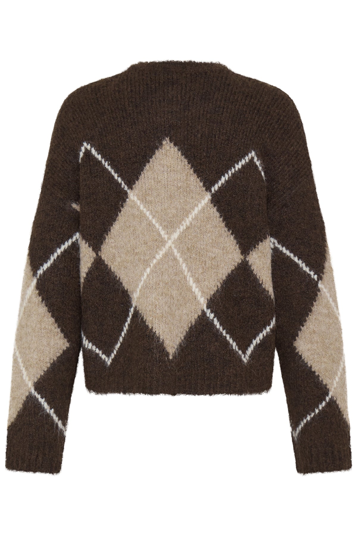 Fransa Charleen Cardigan 3 Hot Fudge Brun
