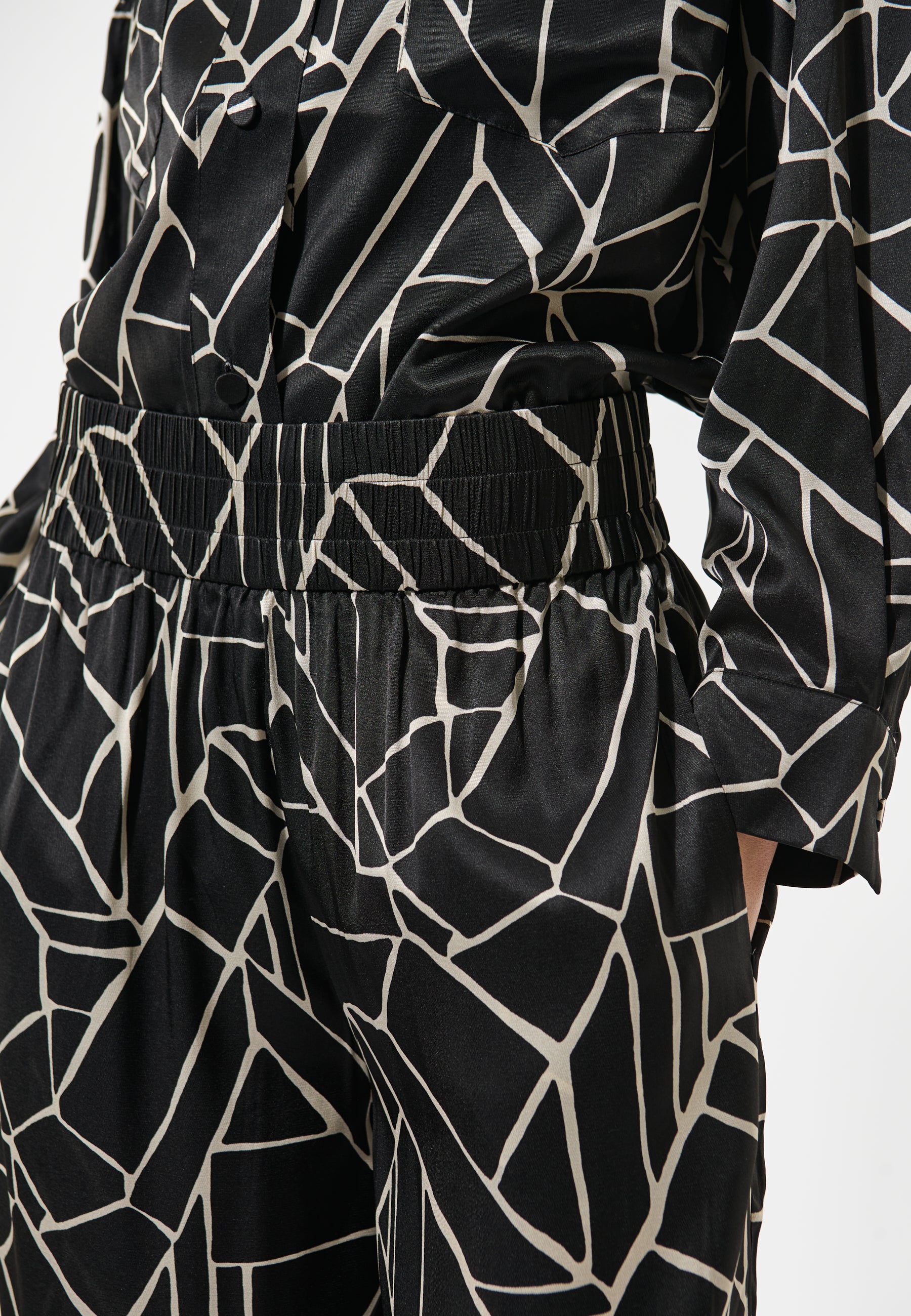 Dea Kudibal MARGO Bukser w Elastic Waist Jitto Sort