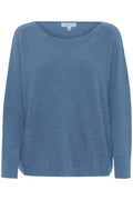 Sorbet Basil Strik Bluse Jeans Blå