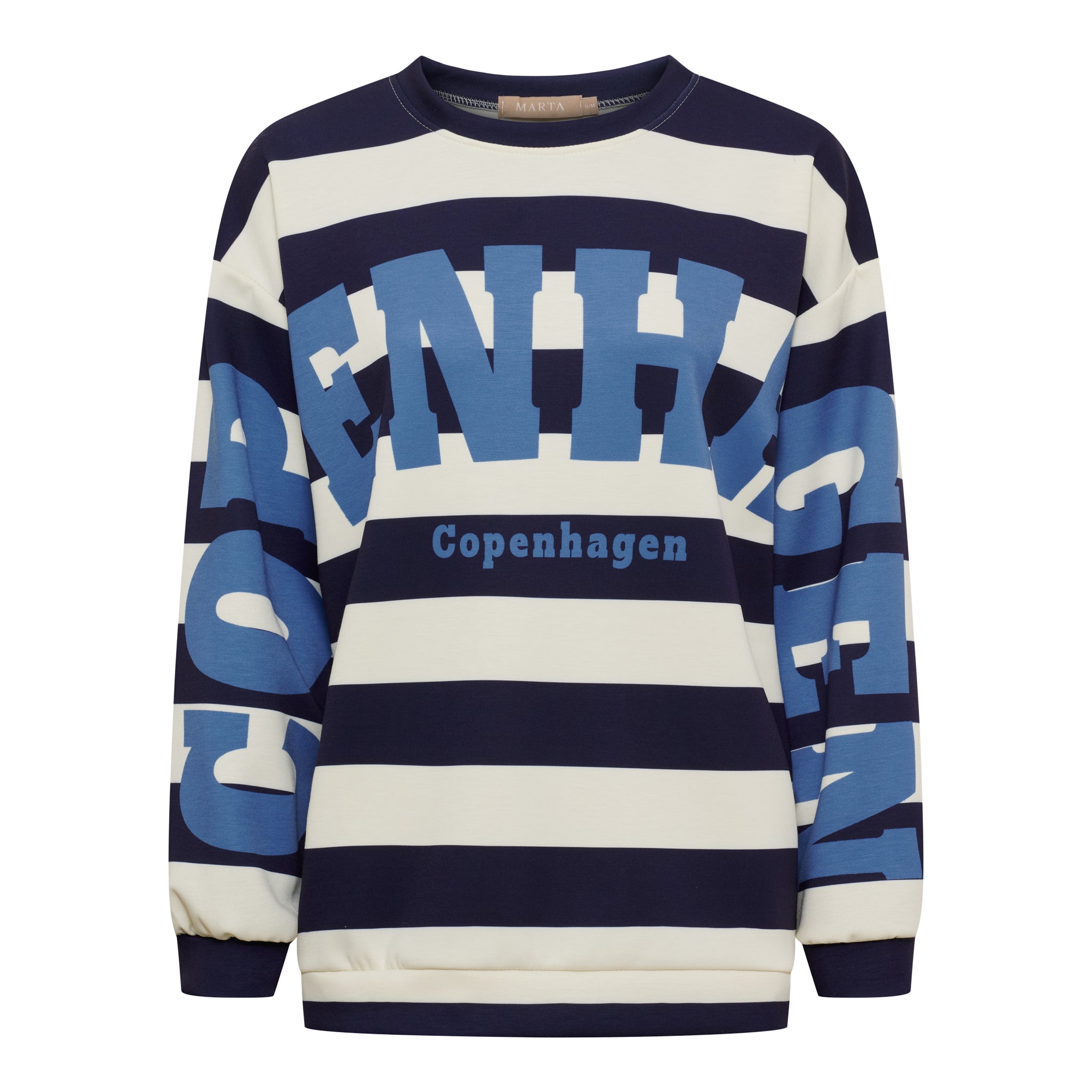 Marta Du Chateau Nerina Sweatshirt Jeans Blå