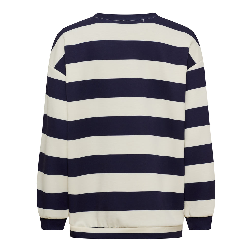 Marta Du Chateau Nerina Sweatshirt Jeans Blå