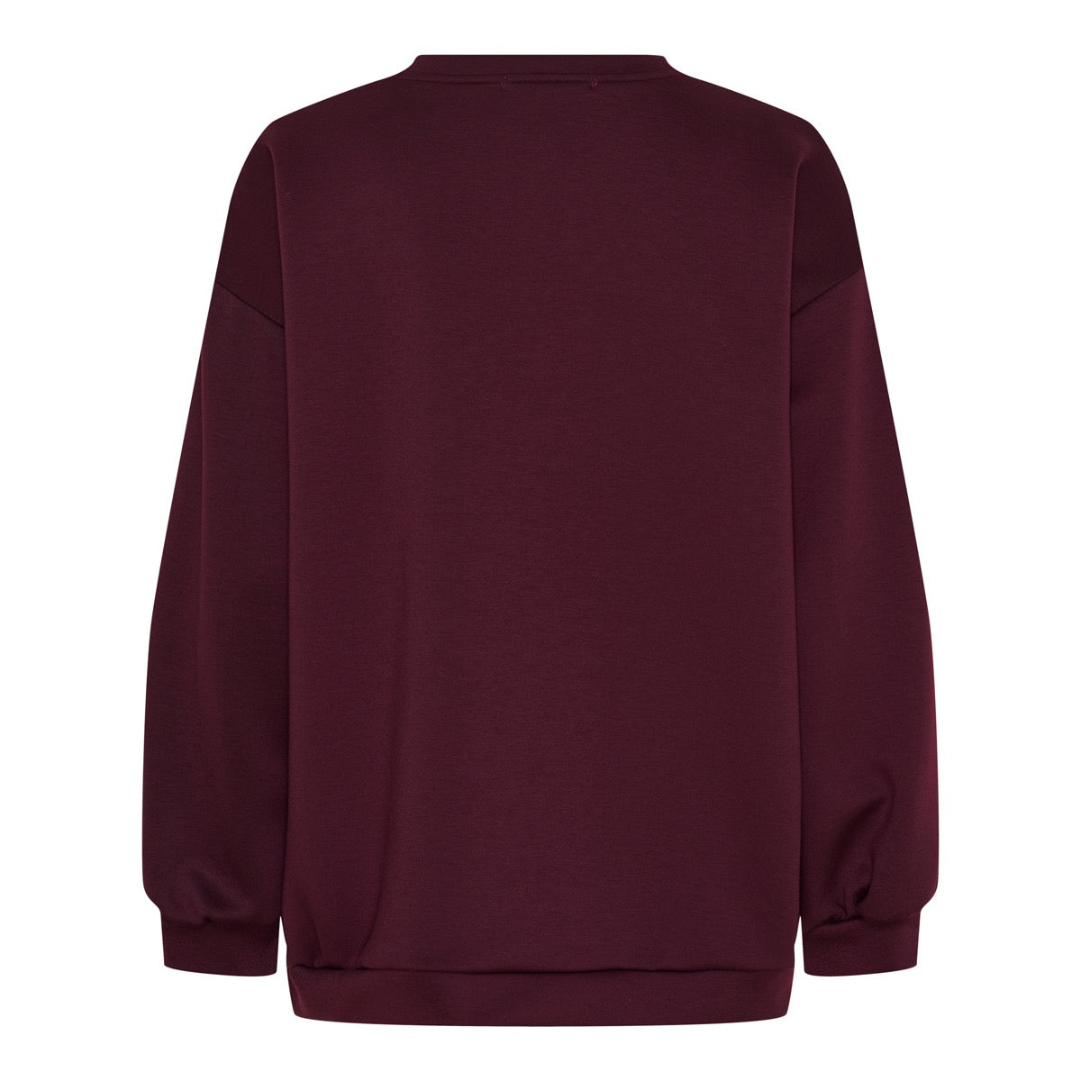 Marta Du Chateau Hibiscus Sweatshirt Bordeaux Rød