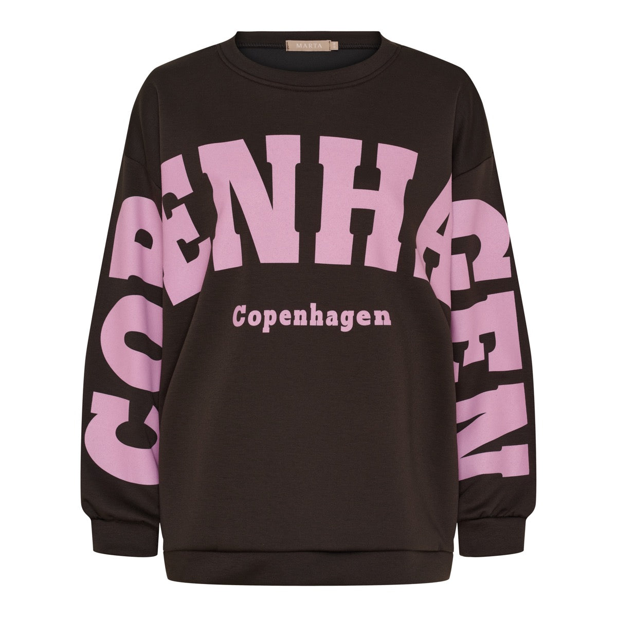 Marta Du Chateau Hibiscus Sweatshirt Moro Brun