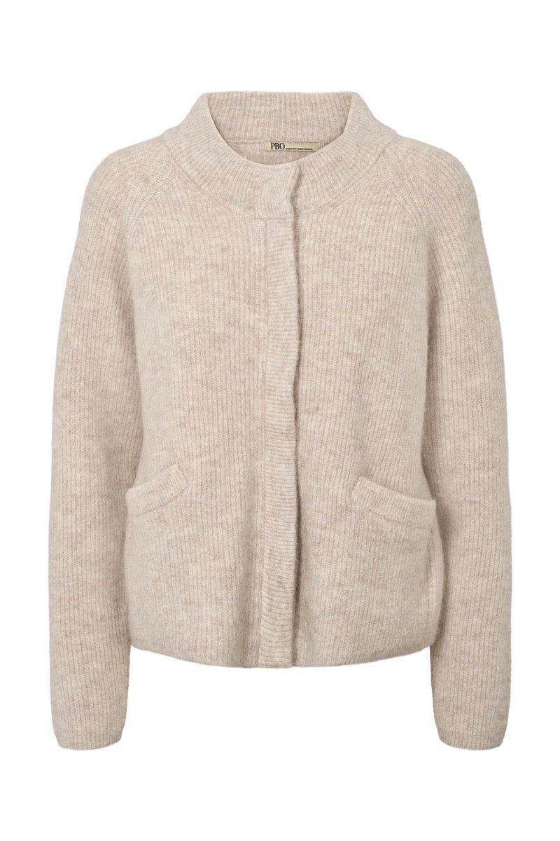 PBO Crissy Strik Cardigan Beige melange