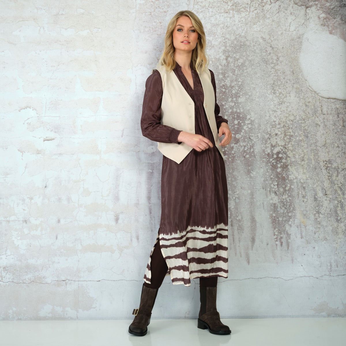 PREPAIR Safira Kjole Brun