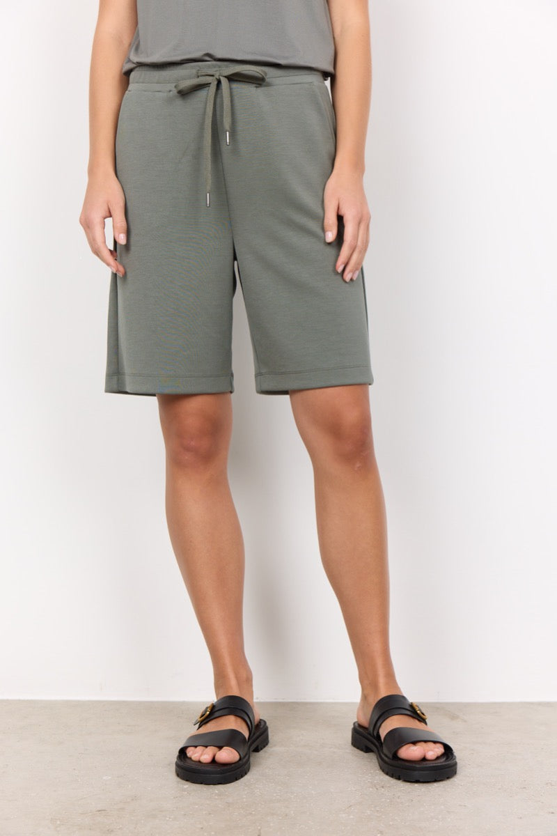 Soyaconcept Banu 78 Shorts Støvet Grøn