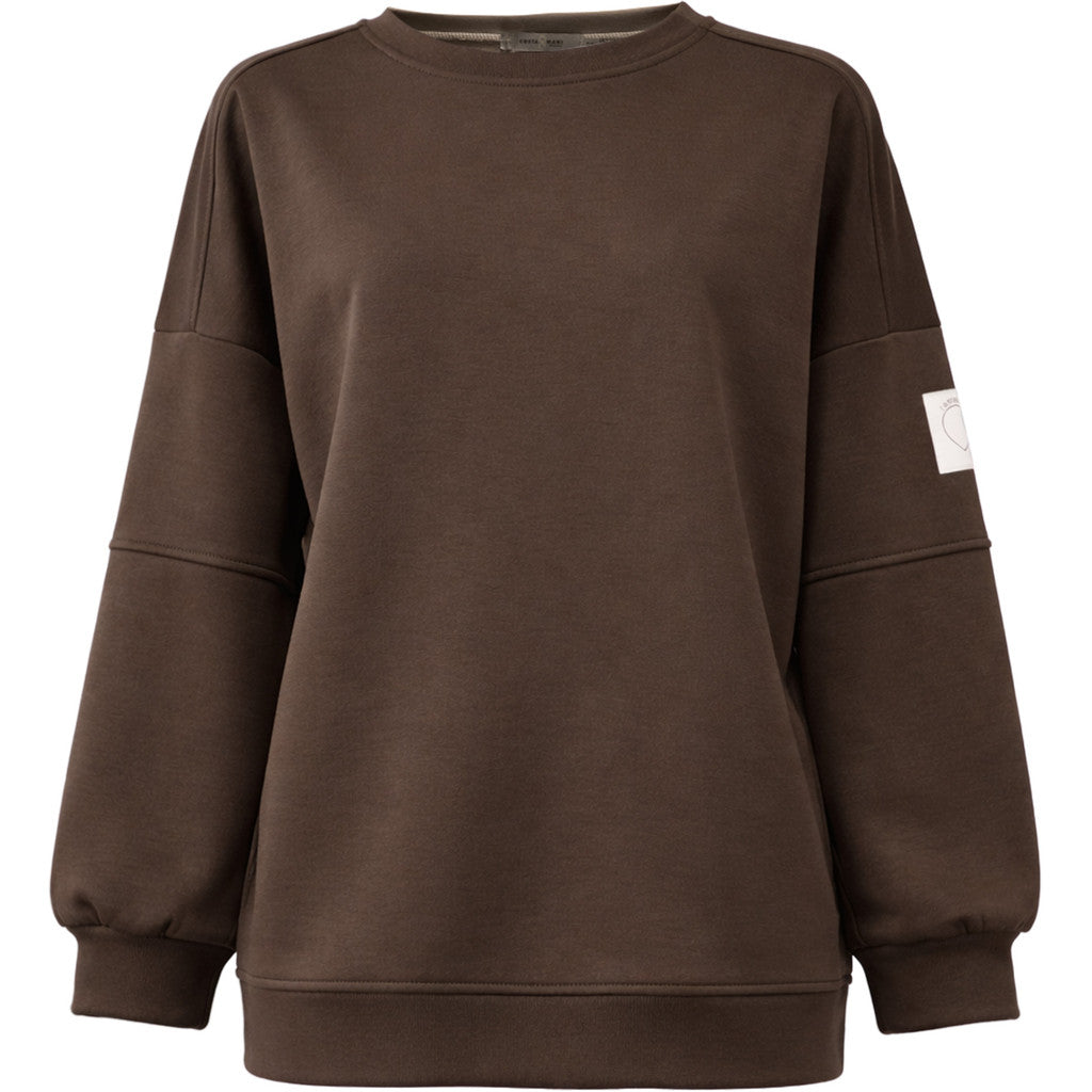 CostaMani Alba Sweatshirt Choco Brun