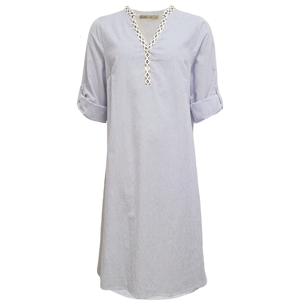 CostaMani Josephine Kjole Stribet Blå