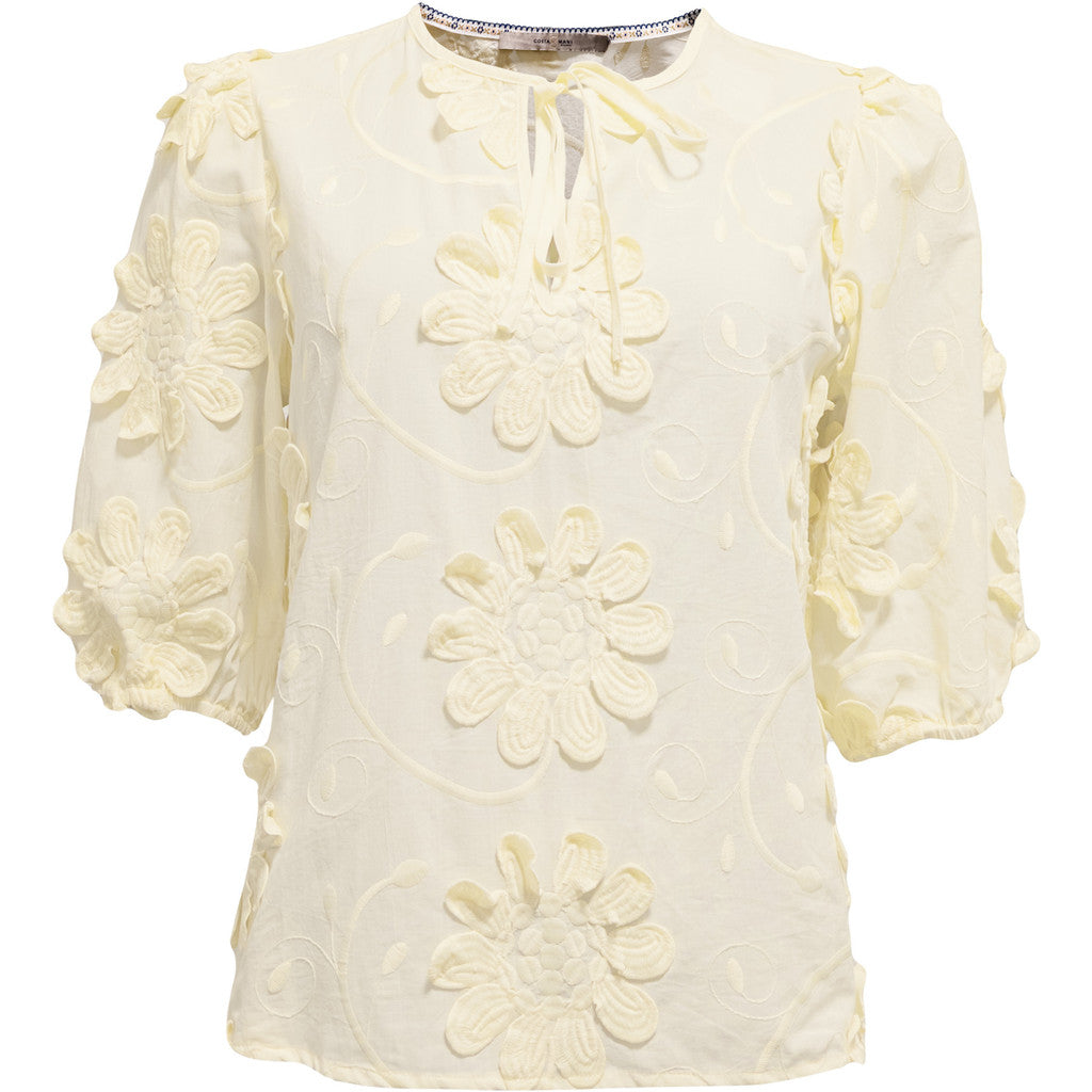 CostaMani Litty Bluse Blomster Gul