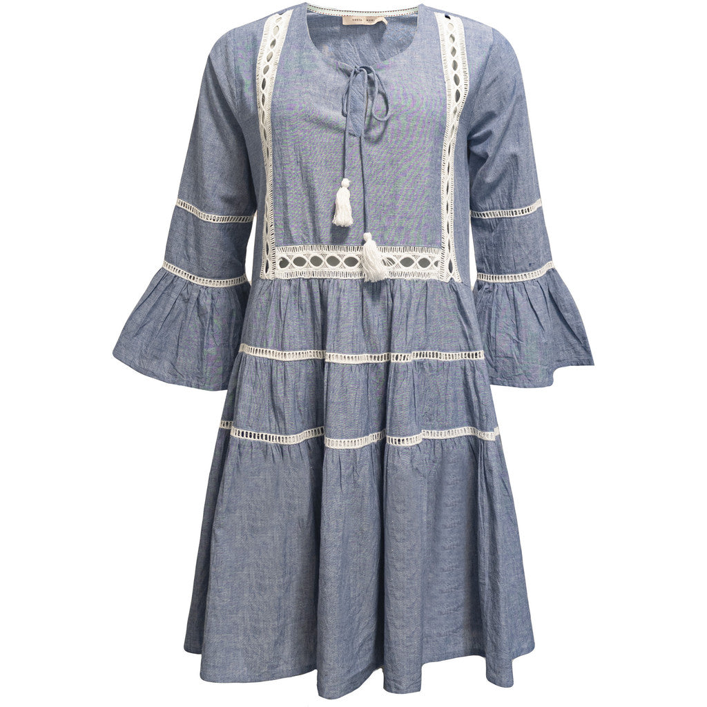 CostaMani Mada Kjole Denim Blå