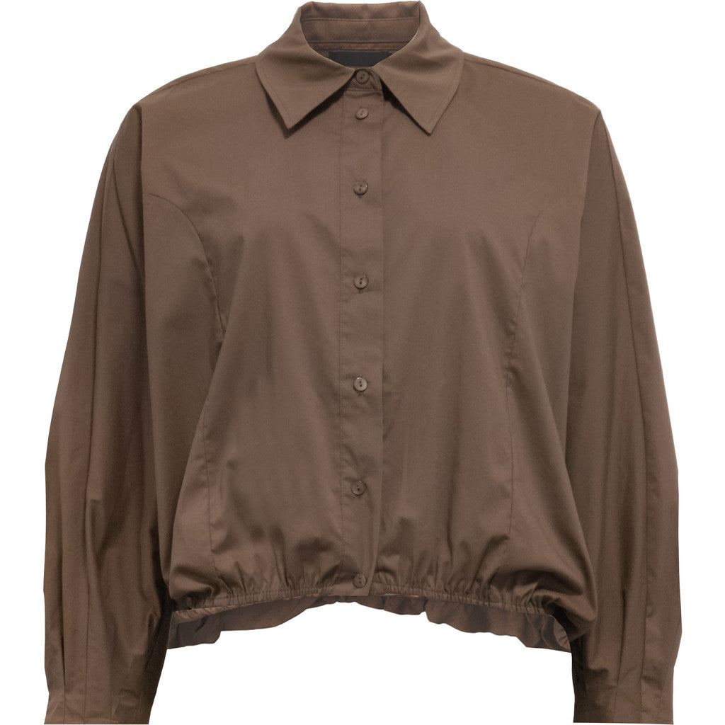 CostaMani Balloon Skjorte Langærmet Choco Brun