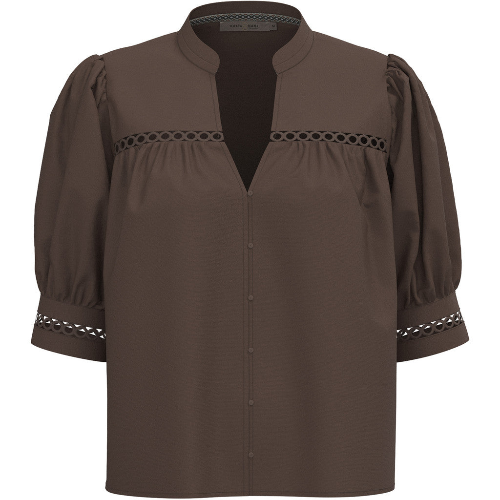 CostaMani Lisa Skjorte Choco Brun