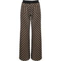 CostaMani Kelly Bukser Stribet Choco Brun