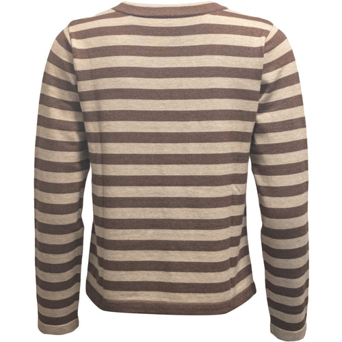 CostaMani Allie Pullover Langærmet Choco Mix Brun