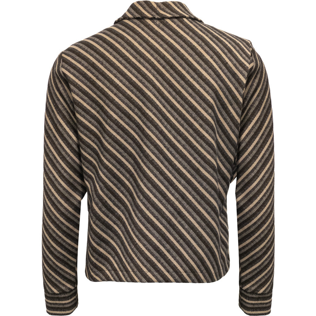 CostaMani Kelly Jakke Stribet Choco Brun