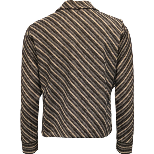 CostaMani Kelly Jakke Stribet Choco Brun
