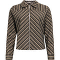 CostaMani Kelly Jakke Stribet Choco Brun