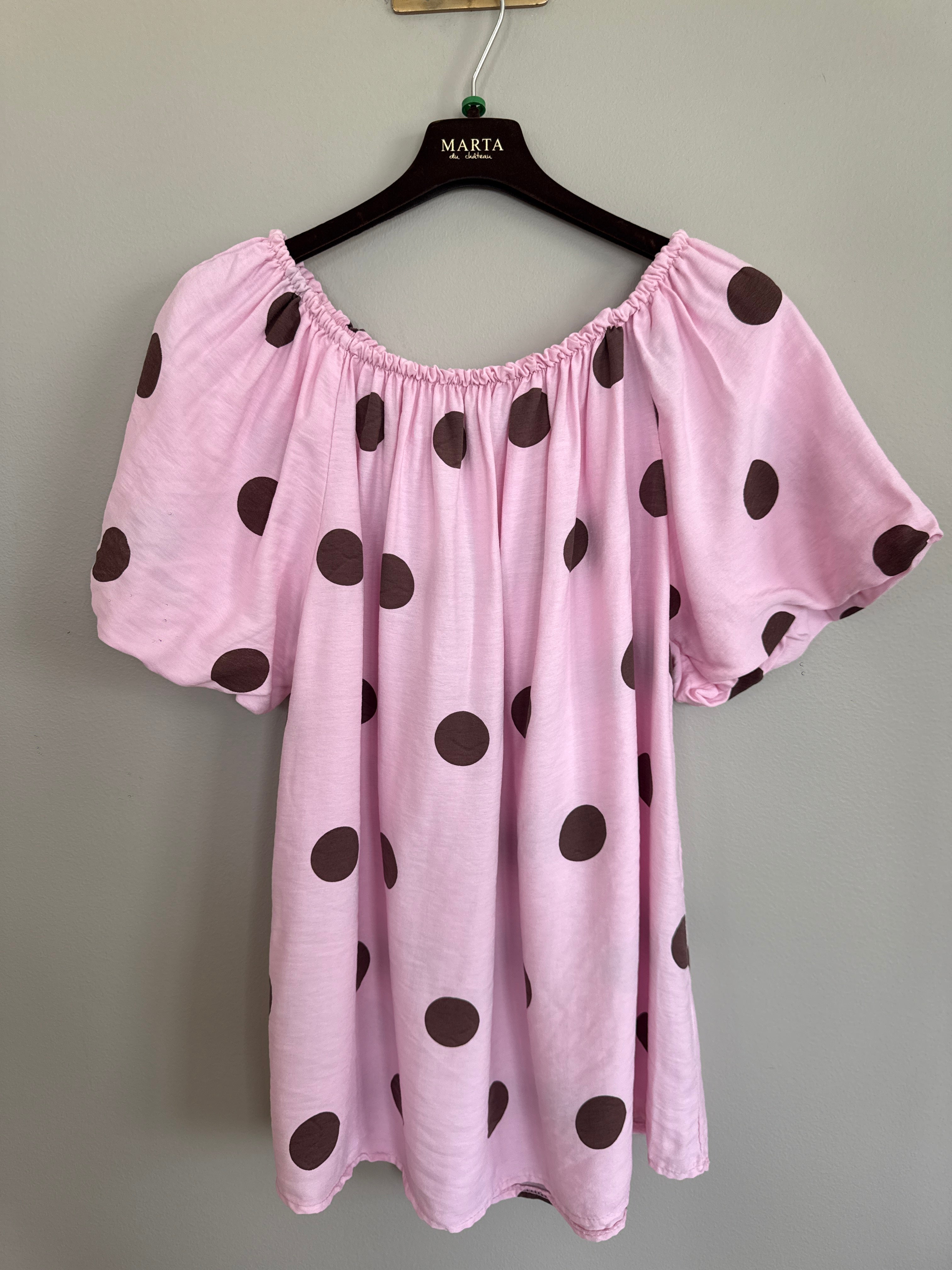 Marta Du Chateau Luciana Top Prikker Pink
