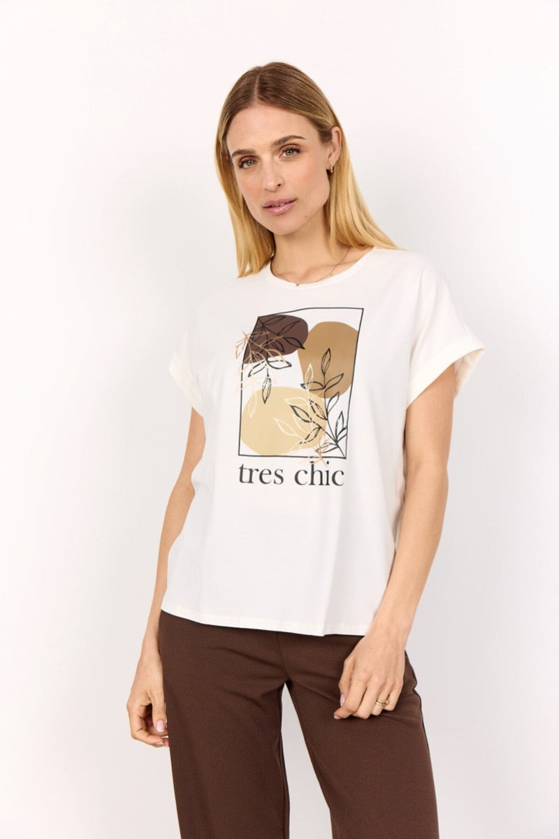 SoyaConcept Rina 8 T-shirt Off White