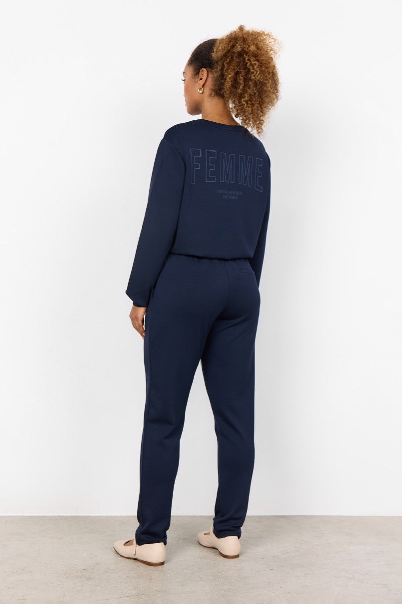Soyaconcept Banu 157 Buks Navy Blå