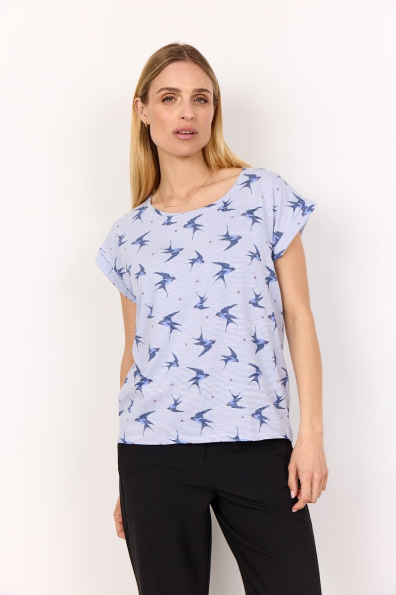 SoyaConcept Galina 62 T-shirt Lyseblå