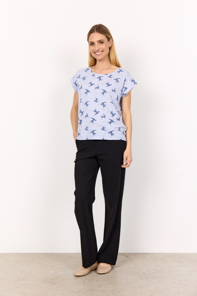 SoyaConcept Galina 62 T-shirt Lyseblå