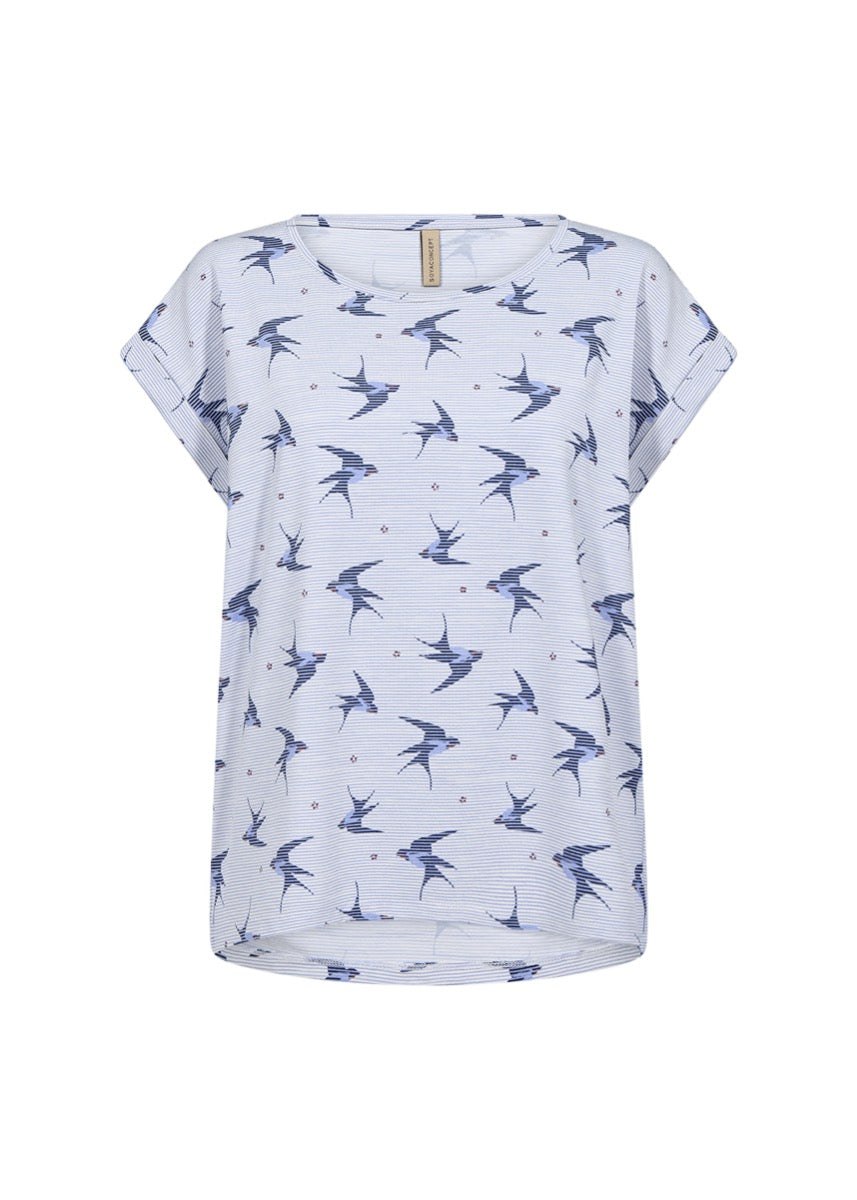 SoyaConcept Galina 62 T-shirt Lyseblå