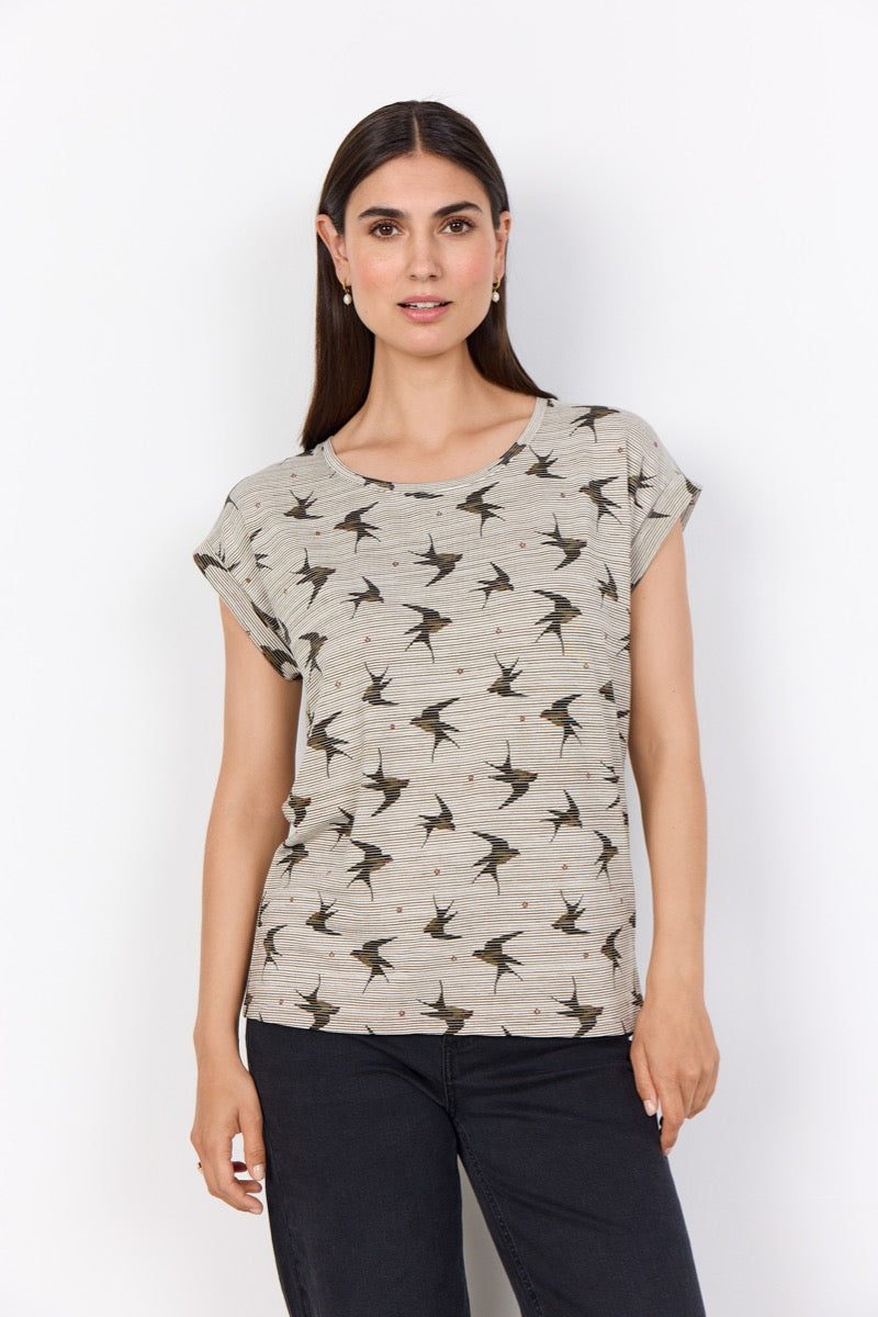 SoyaConcept Galina 62 T-shirt Oliven Grøn
