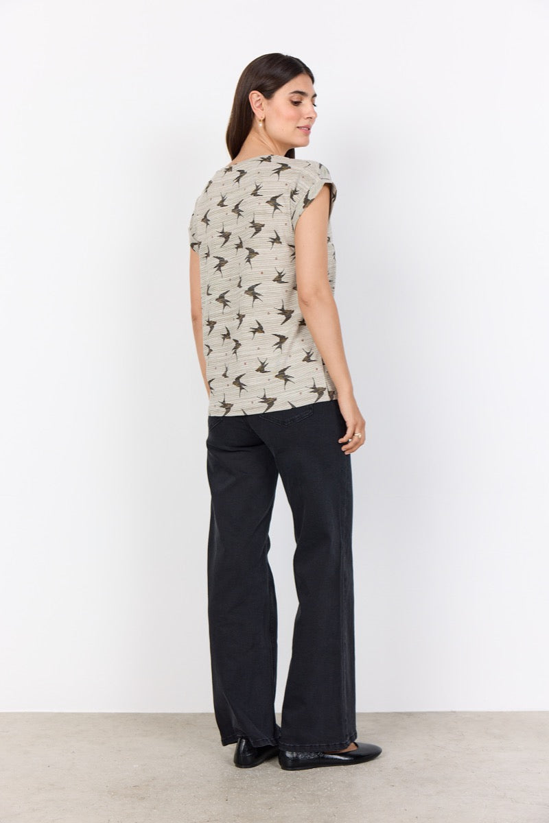SoyaConcept Galina 62 T-shirt Oliven Grøn