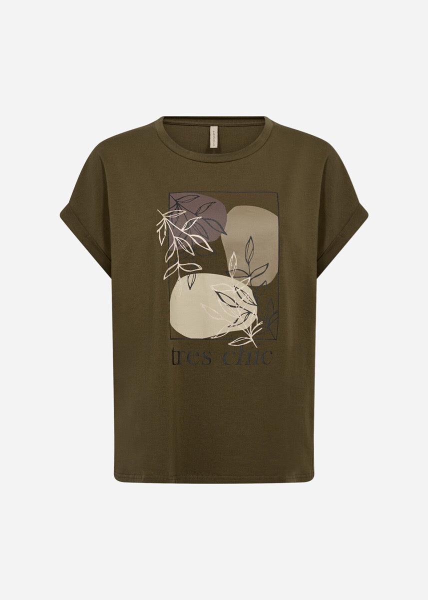 SoyaConcept Rina 8 T-shirt Oliven Grøn