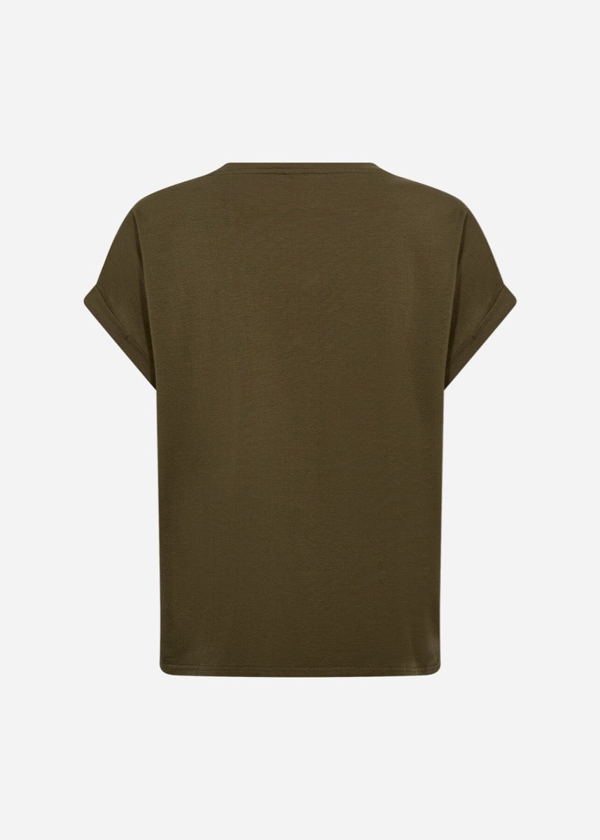 SoyaConcept Rina 8 T-shirt Oliven Grøn